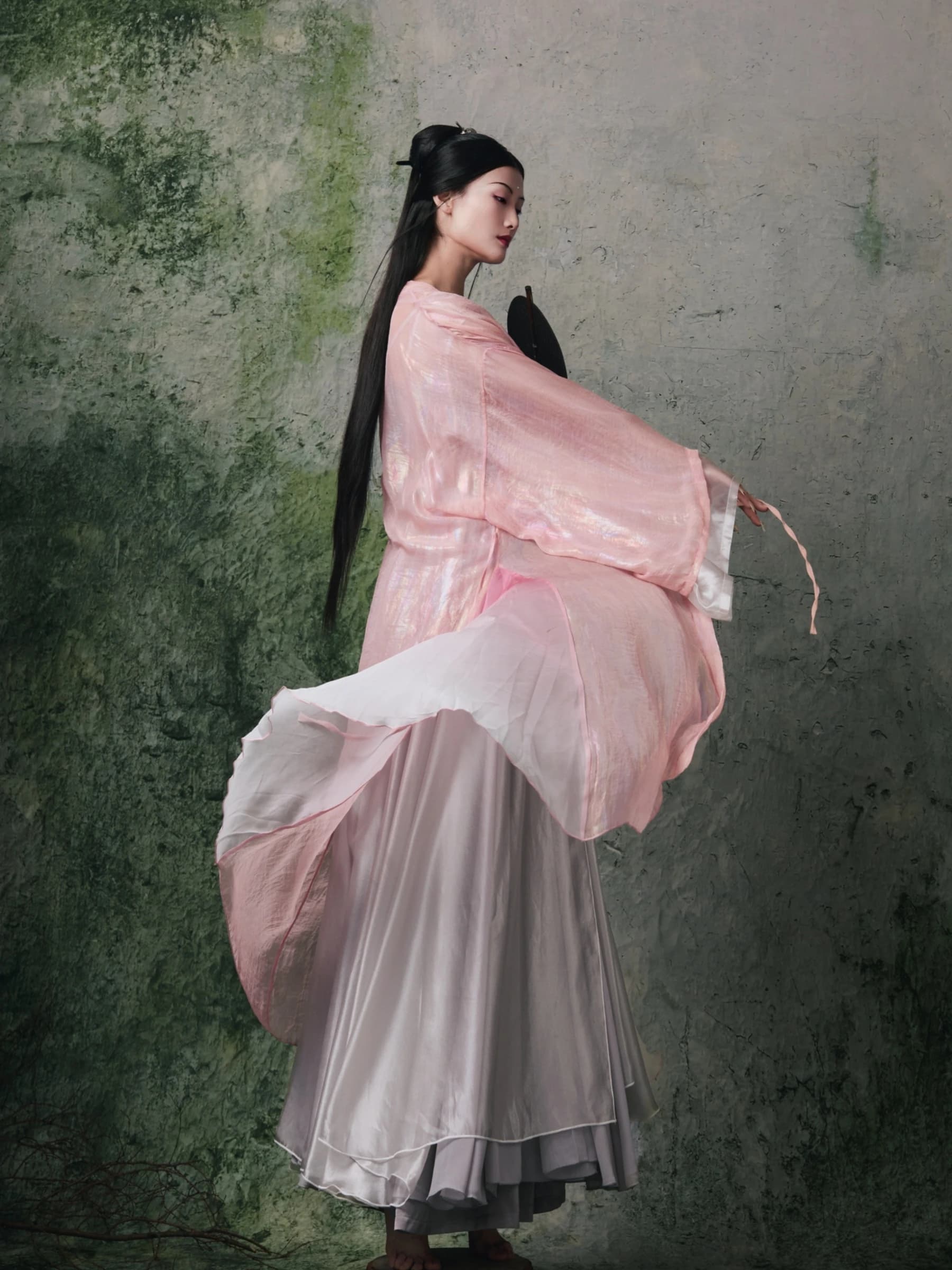 WYZ Cover【Color Fairy】Costume da Fata Eterea per Spettacoli Teatrali, Stile Jazz Antico, con Velo Fluido e Luminoso, Primavera 2026