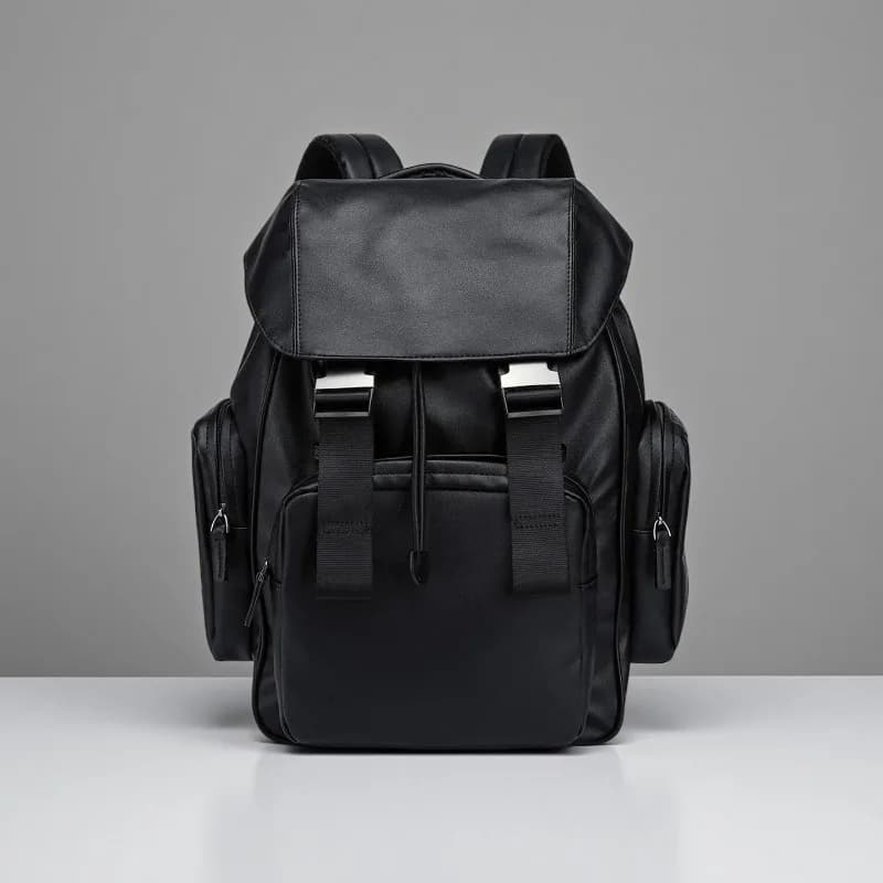 Luxury Retro Men's Backpack Fashion Flap Hasp Backpack For Men Large Capacity Laptop Bags Multiple Pockets Travel Backpacks