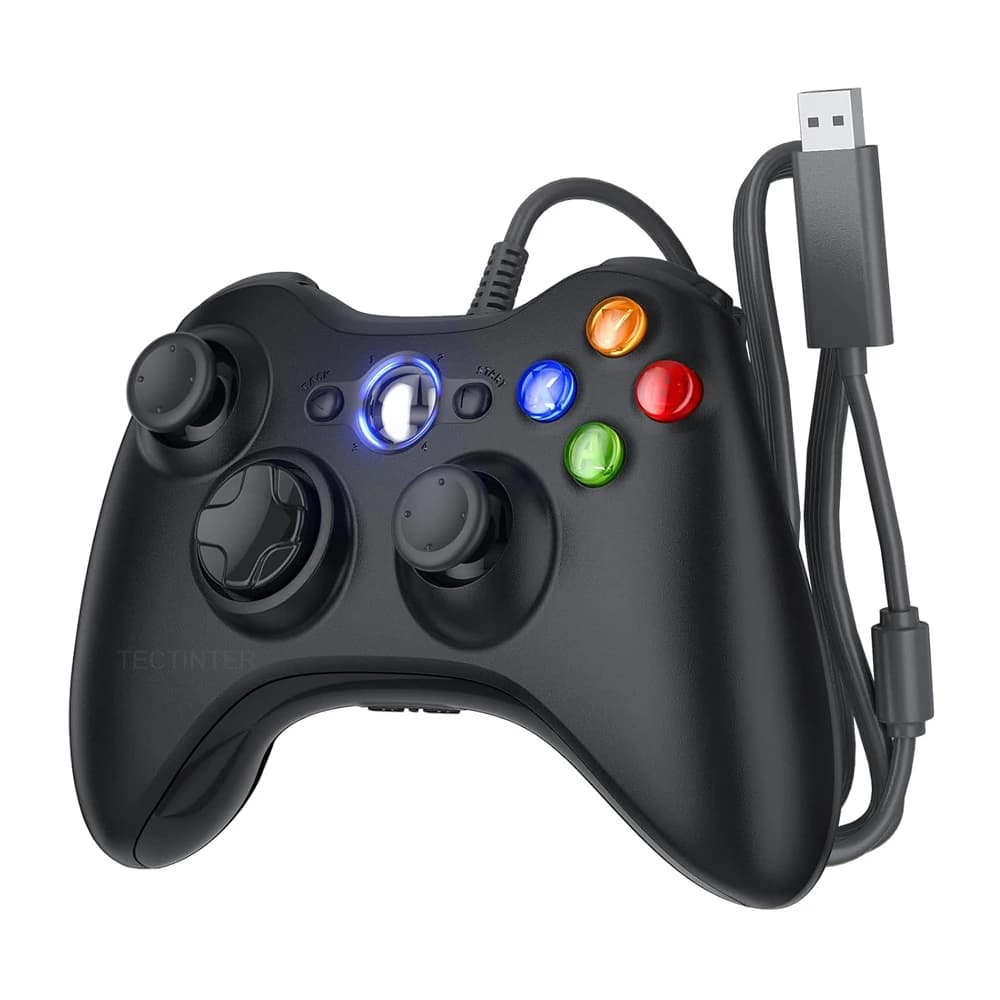 Controller di gioco USB cablato per Console Xbox360 Joypad per Win 7/8/10 PC Joystick Controle Mando Gamepad per accessori Xbox 360