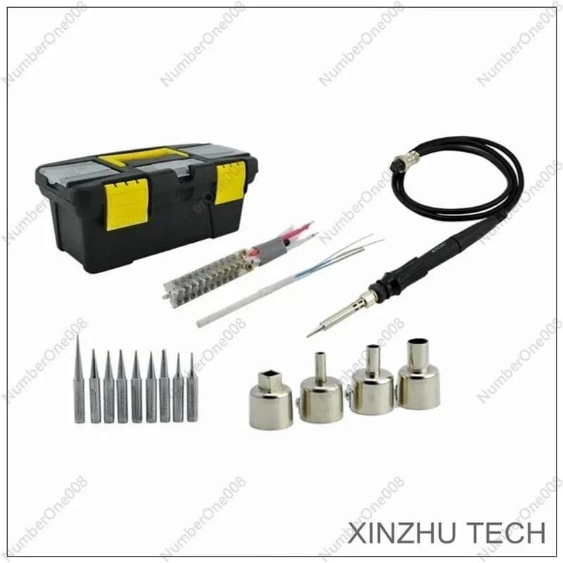Stazione di saldatura SMD 4 in 1 con pistola ad aria calda, stazione di rilavorazione BGA, preriscaldatore 110V 220V, piattaforma di riscaldamento per riparazione e saldatura PCB