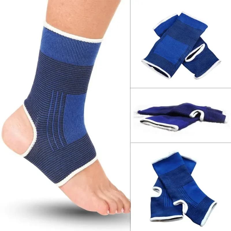 1 paio di maniche a compressione per caviglia e piede - Supporto elastico per alleviare il dolore e proteggere durante gli sport