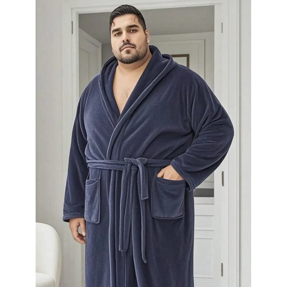 Accappatoio indossabile in pile corallo tinta unita, unisex, per adulti e studenti, morbido e assorbente, adatto per la casa.