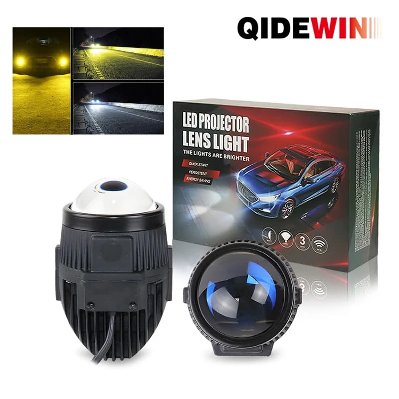 Fendinebbia bi-led da 2 pollici H4/H7 Mini lente per proiettore K200 Gruppo fendinebbia Faro abbagliante e anabbagliante Accessori per auto Retrofit