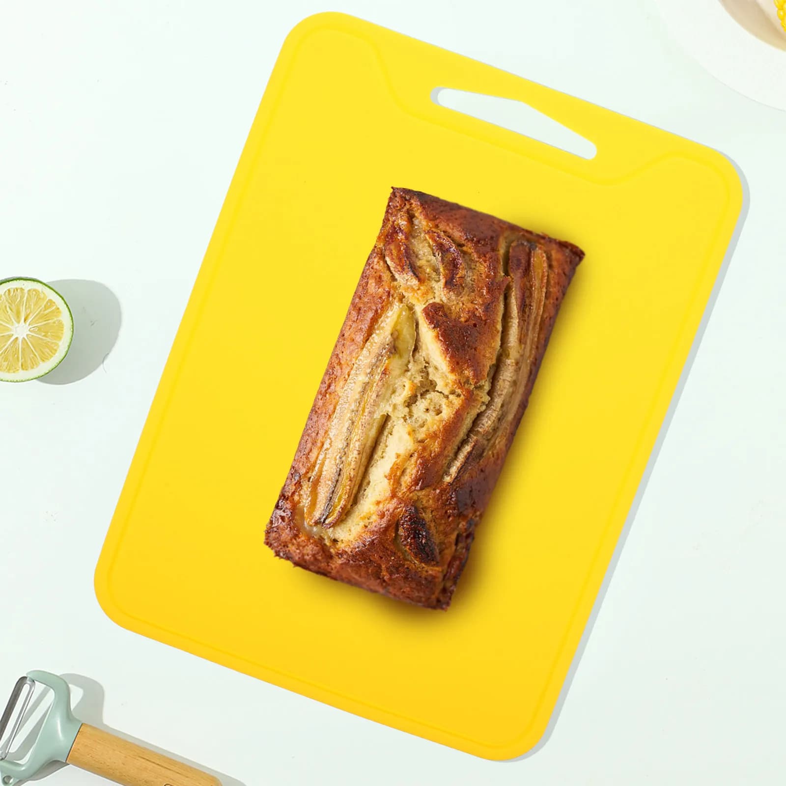 Silicone Cutting Board Premium Foldable Non-Skid Kitchen Vegetable Meat Fruit Chopping Board Portable Household Kitchen Tool