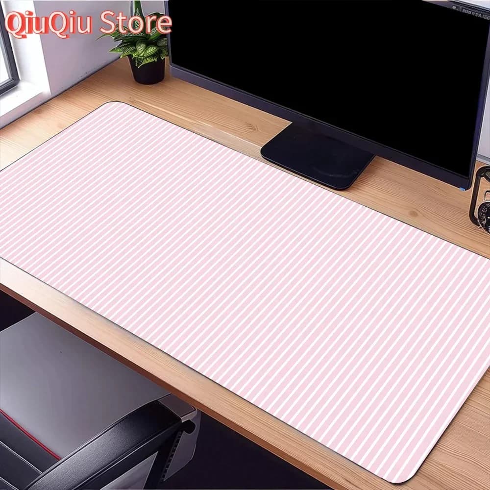 Griglia striscia spessa spessa gessata tappetino per mouse grande tappetino da scrivania tastiera ergonomica ufficio gomma PC antiscivolo anti-caduta casa personalizzata