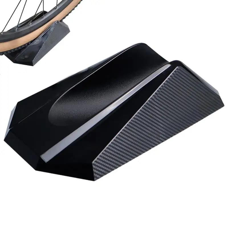 Supporto per ruota anteriore della bicicletta MTB bici da strada rack fisso piattaforma di guida ruota anteriore tappetino antiscivolo espositore per bici per il ciclismo