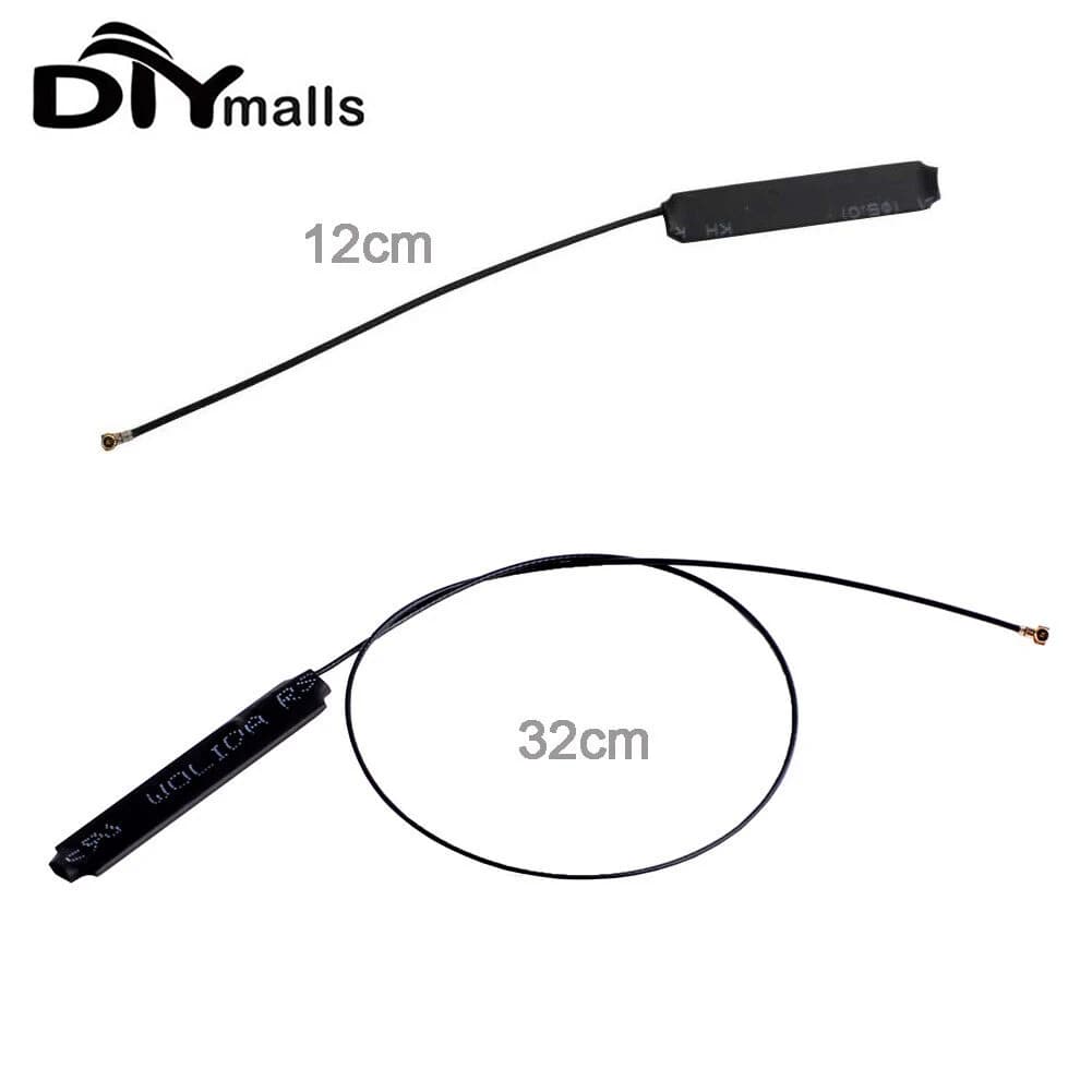 Antenna scheda WiFi wireless interna per laptop 2.4g 5g NGFF MHF4 IPEX4 connettore per modulo 3G 4G LTE GPS WCDMA WiFi 12CM 30CM