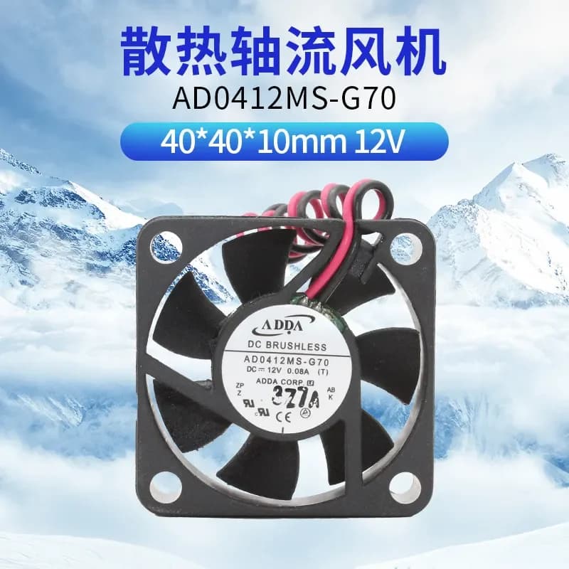 Ultra-Thin Silent Graphics Card Industrial Control Cooling Fan for AD0412MS-G70 Xiexi ADDA 4010 12V 0.08A