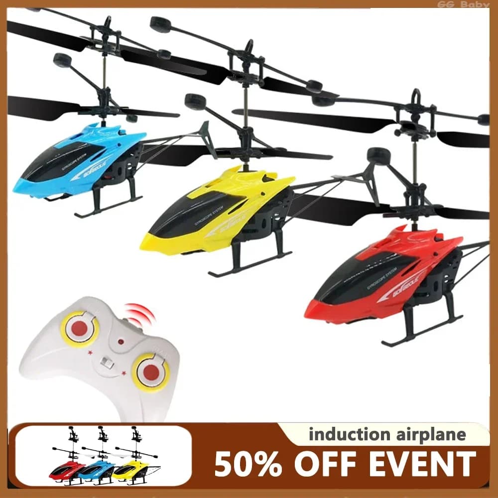 Mini RC Drone ricaricabile Telecomando Sicuro Resistente alla caduta Elicotteri RC Drone Giocattoli Induzione in bilico Giocattoli da esterno per bambini