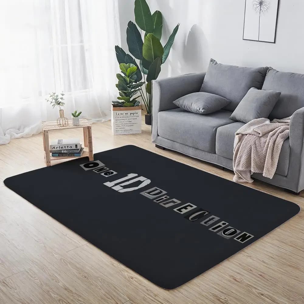 Classic O-one Band Directions Mat, Eco-Flanella Anti-slip and Smell, Soft Pelo Corto Mat for Interior