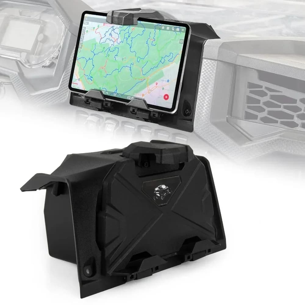 Dispositivo elettronico per moto telefono Tablet supporto GPS spazio di archiviazione per Polaris RZR XP 1000 XP4 Turbo,RZR Turbo 2019-2023