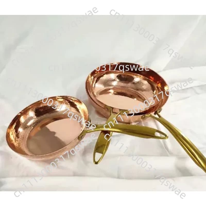 Thickened copper frying pan Western steak frying French copper frying pan