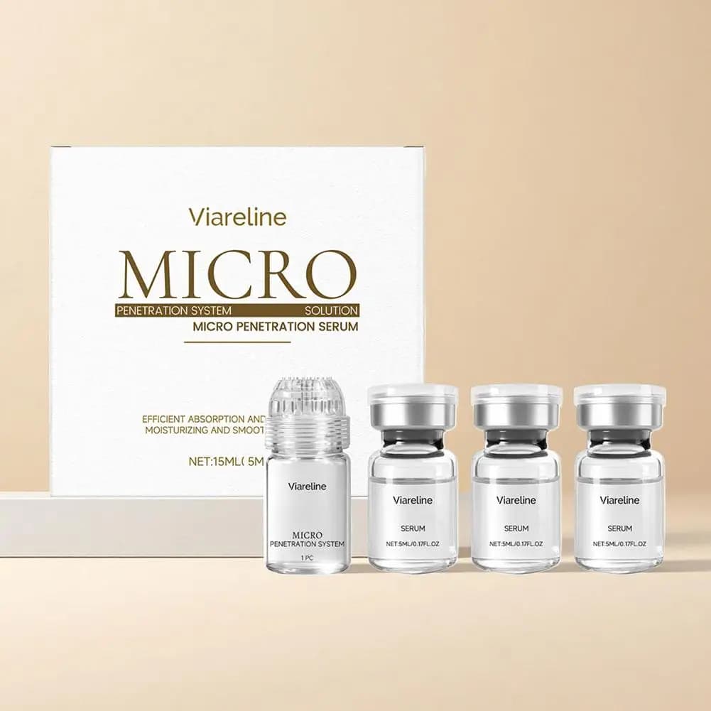 Collagen Microneedle Serum Set Gentle Daily Care For Smooth, Soft, And Moisturized Facial Skin Hydrating Firming