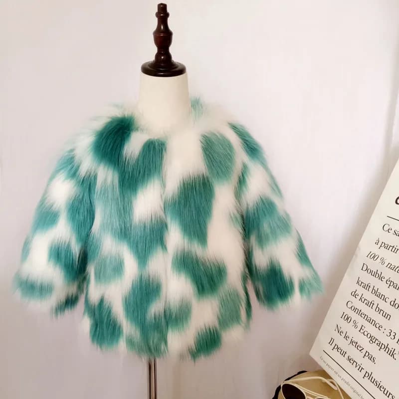 2025 Nuova giacca in cotone per bambini Cappotto per bambini per ragazzi e ragazze Calda pelliccia sintetica Versatile