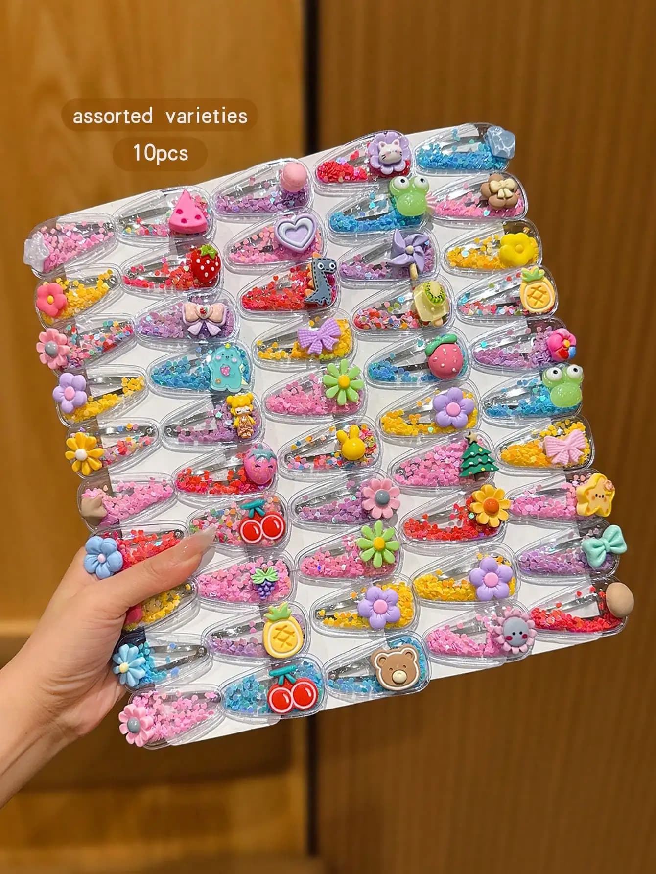 10pcs Random Style Cute Sweet Korean Fashion BB Hair Clips, Affordable Daily Hair Accessories
