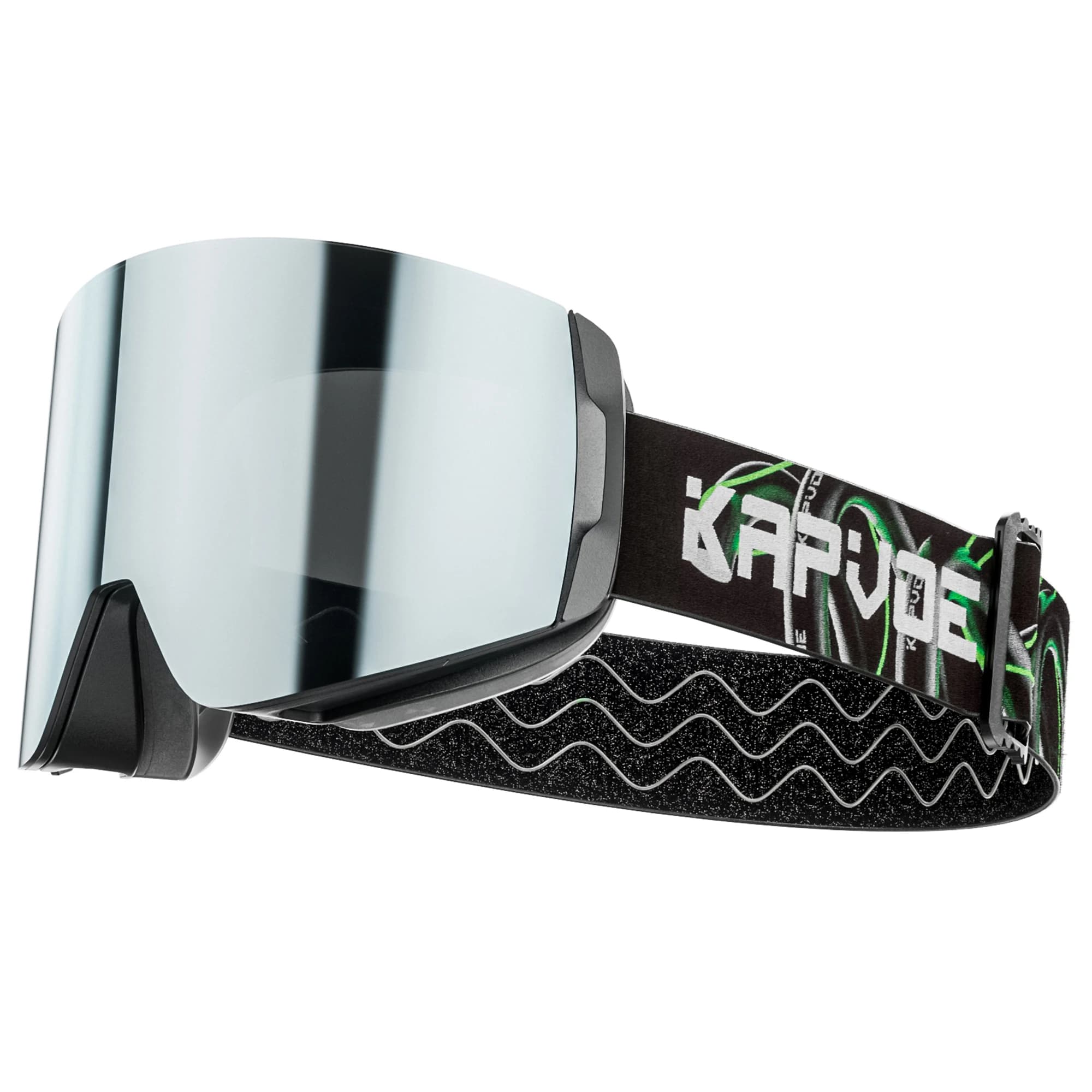 Kapvoe Occhiali da neve Lenti antiappannamento magnetiche da sci Protezione UV400 Uomo Donna UV400 Occhiali da sci Sport Fotocromatici Occhiali da trekking