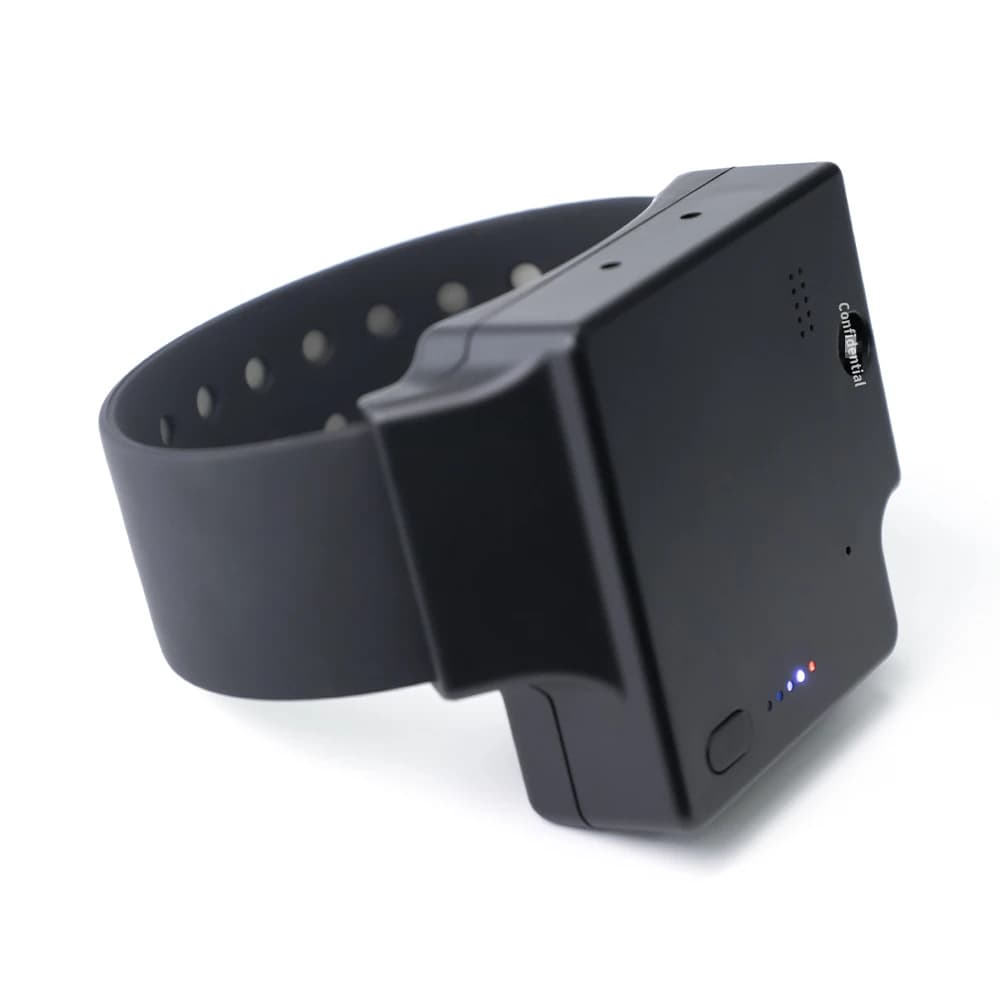 Braccialetto GPS 4G con BT, LBS, WiFi e Pulsante SOS per Tracciamento Indoor di Detenuti e Criminali