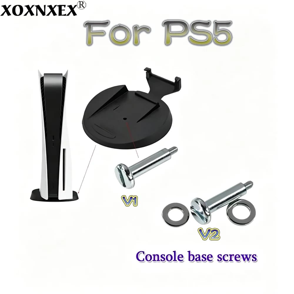 Charging Base Screws Vertical Stand Holder Bottom Screw For PS5 V1.0 V2.0 Stand Support Screw Game Accessories