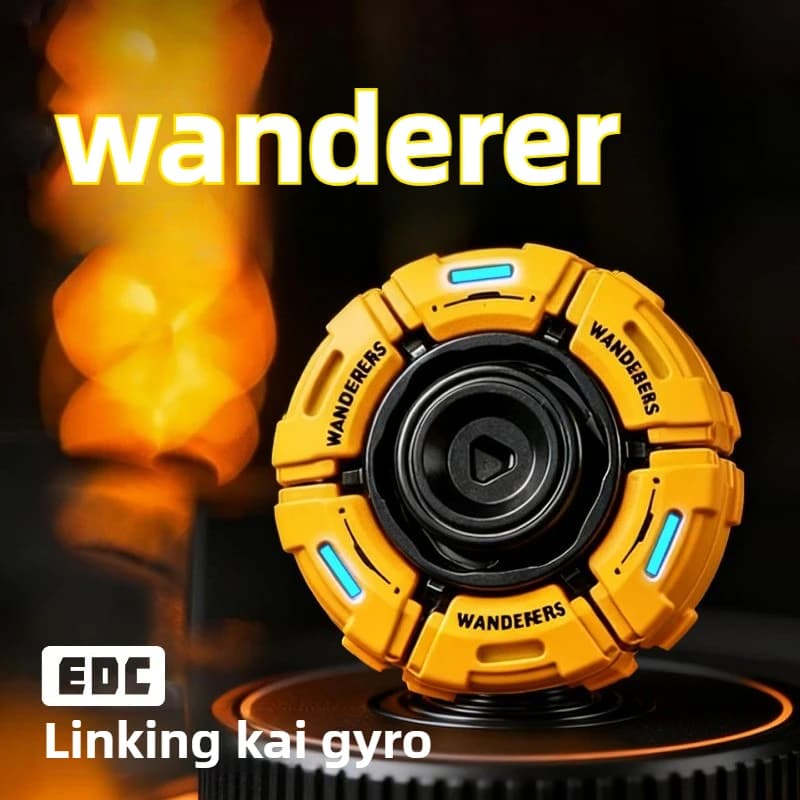 Wanderer EDC Metal Spinning Automaton Armor-Opening Fidget Spinner Giocattolo da tavolo di decompressione