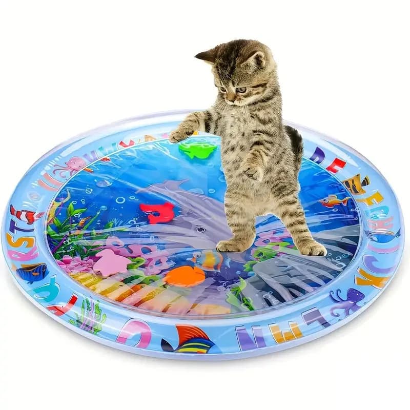 Inflatable Sensor Carpet for Domestic Animals, Water Mat for Cats, Cleaning and Cooling Accessories