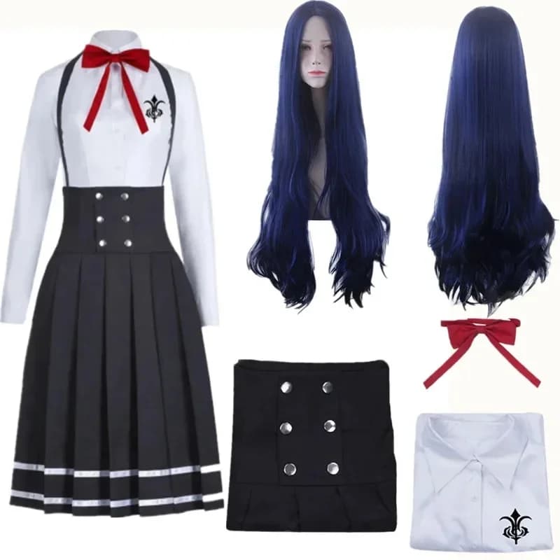 Anime Danganronpa V3 Shirogane Tsumugi character costume female JK school uniform skirt cosplay costume