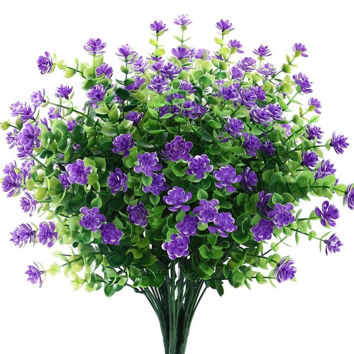 Artificial Flowers in Plastic, Fin Eucalyptus Plant, Bride Bouquet, Christmas Decoration, Vase for Home, Davanzale, Bonsai, Festival