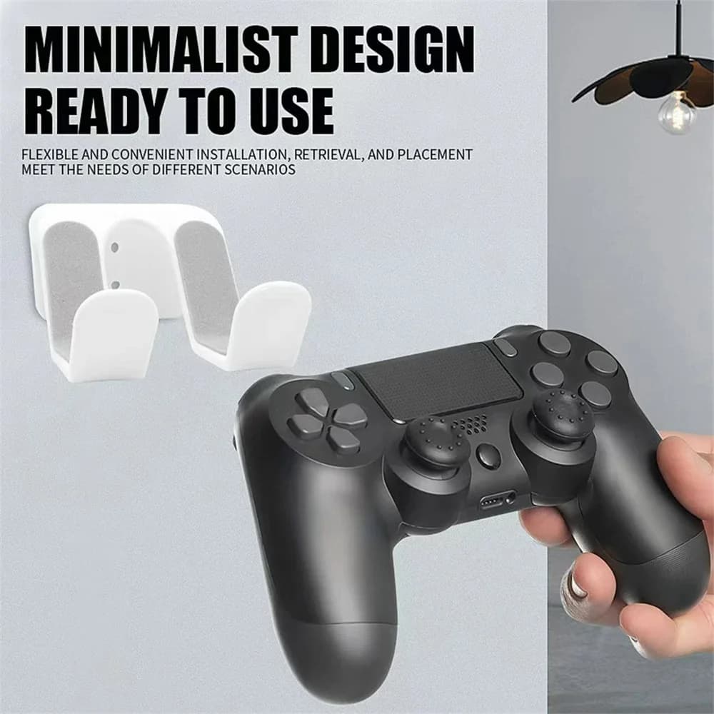 Stand Holder For PS5 PS4 Switch Pro Xbox One Game Controller Wall Mount Gamepad Headphone Headset Hanging Bracket Hanger