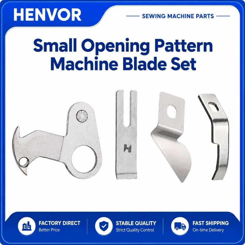 HENVOR Small Opening Thread Cutting Blade for Computer Pattern Sewing Machine Needle Car Replacement Knife