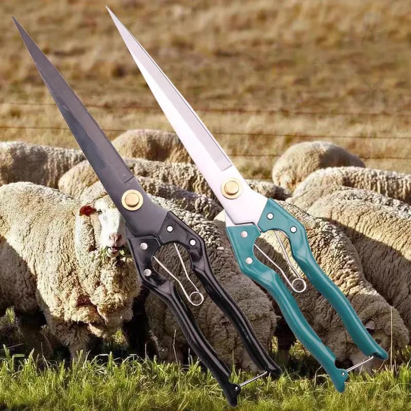 Sheep Tosing Professional Scissors Manual Large Tosatura Home Rabbit Hair Dog Fur Fork To Cut Peels Stainless Steel