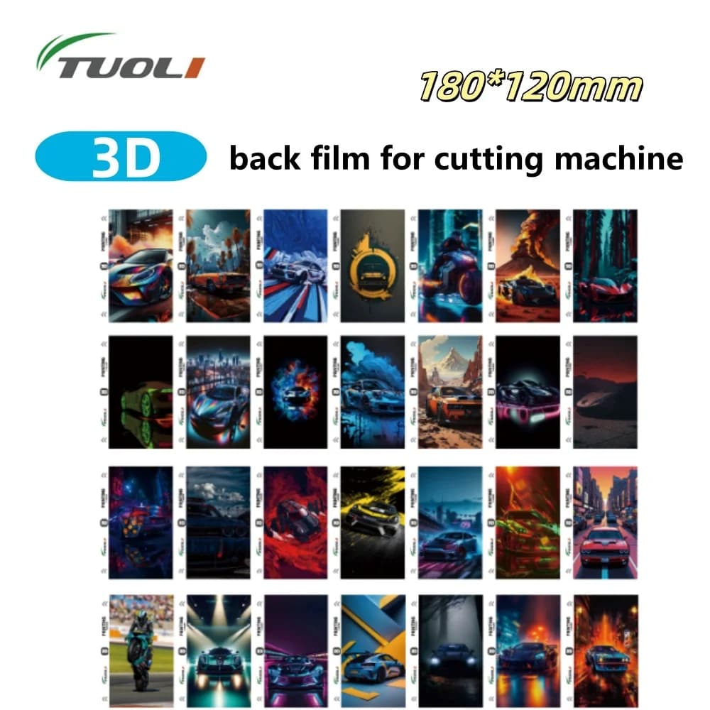 TUOLI Adesivo posteriore per auto per protezione dello schermo del telefono cellulare Idrogel HD Pellicola taglierina Plotter Macchina 3D in rilievo Mix Carta per la pelle
