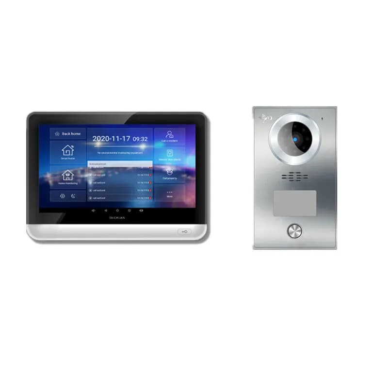 Videocitofono Tuya Videocitofono Campanello Citofono Touch screen da 7 pollici Android Wifi Smart Home Villa Citofono con memoria