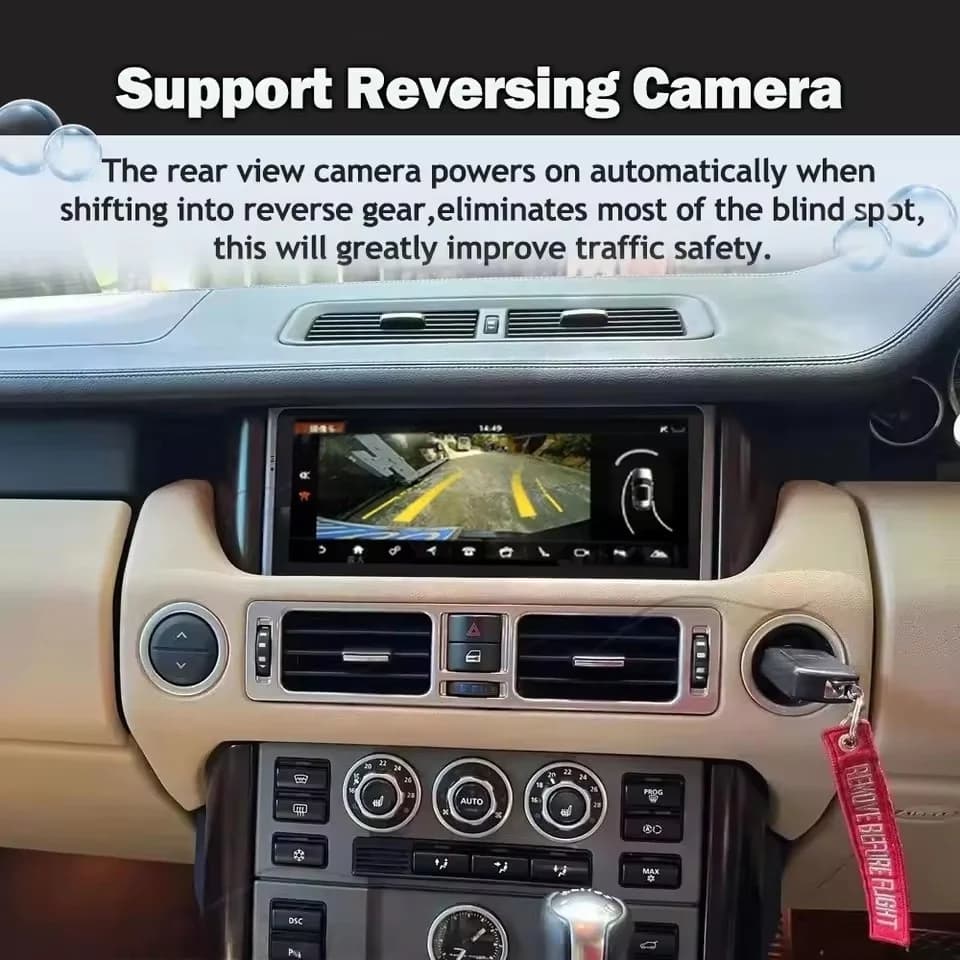 Android 14 For Land Rover Range Rover V8 L322 2005-2012 Car GPS Navigation Multimedia Player Auto Stereo car RadioHead Unit