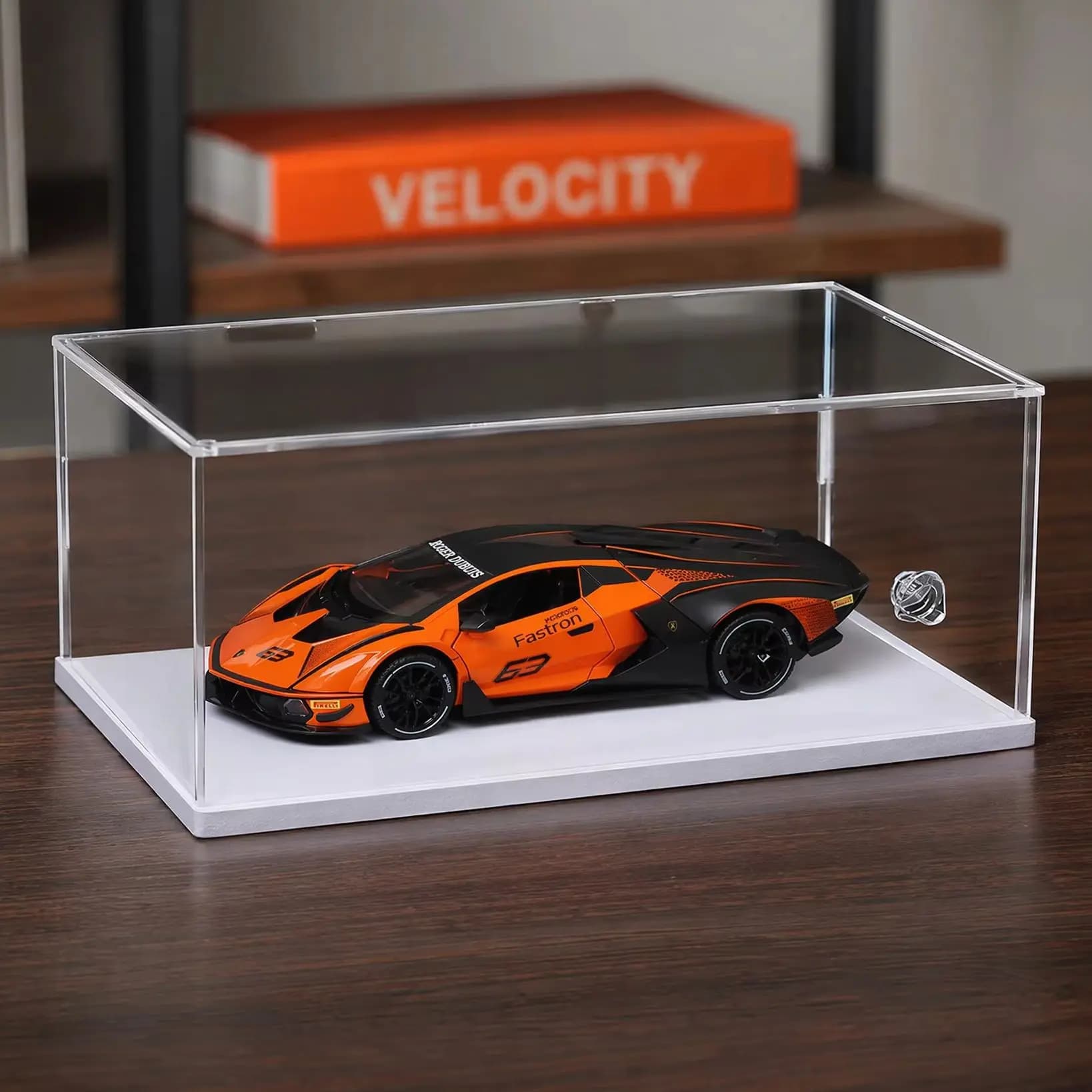 1 piece, display with opening door, holder (1 glass handle included in free)