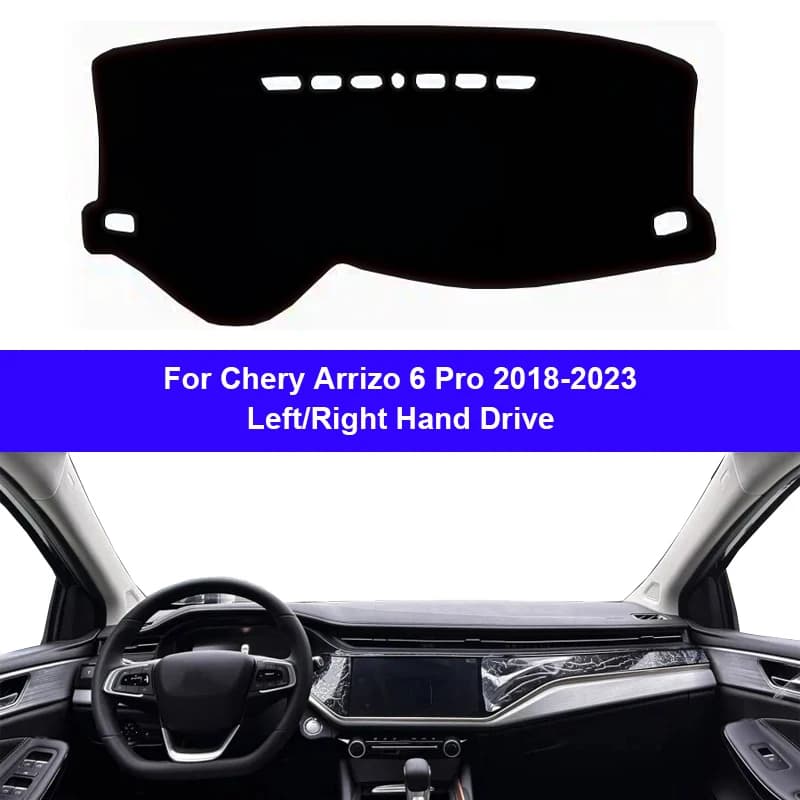 Auto Cruscotto Copertura Dash Zerbino Tappeto Mantello per Chery Arrizo 6 Pro 2018-2023 Anti-sole Parasole Auto Interno Protezione Tappeto