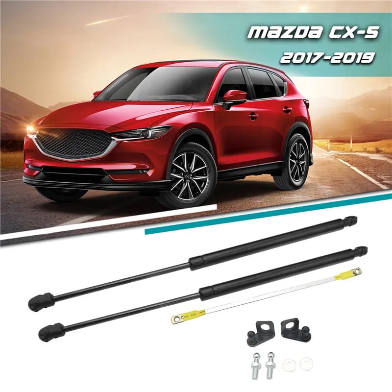 For Mazda CX-5 KF 2017-2019 2Pcs Car Front Hood Gas Lift Support Struts Gas Spring Damper
