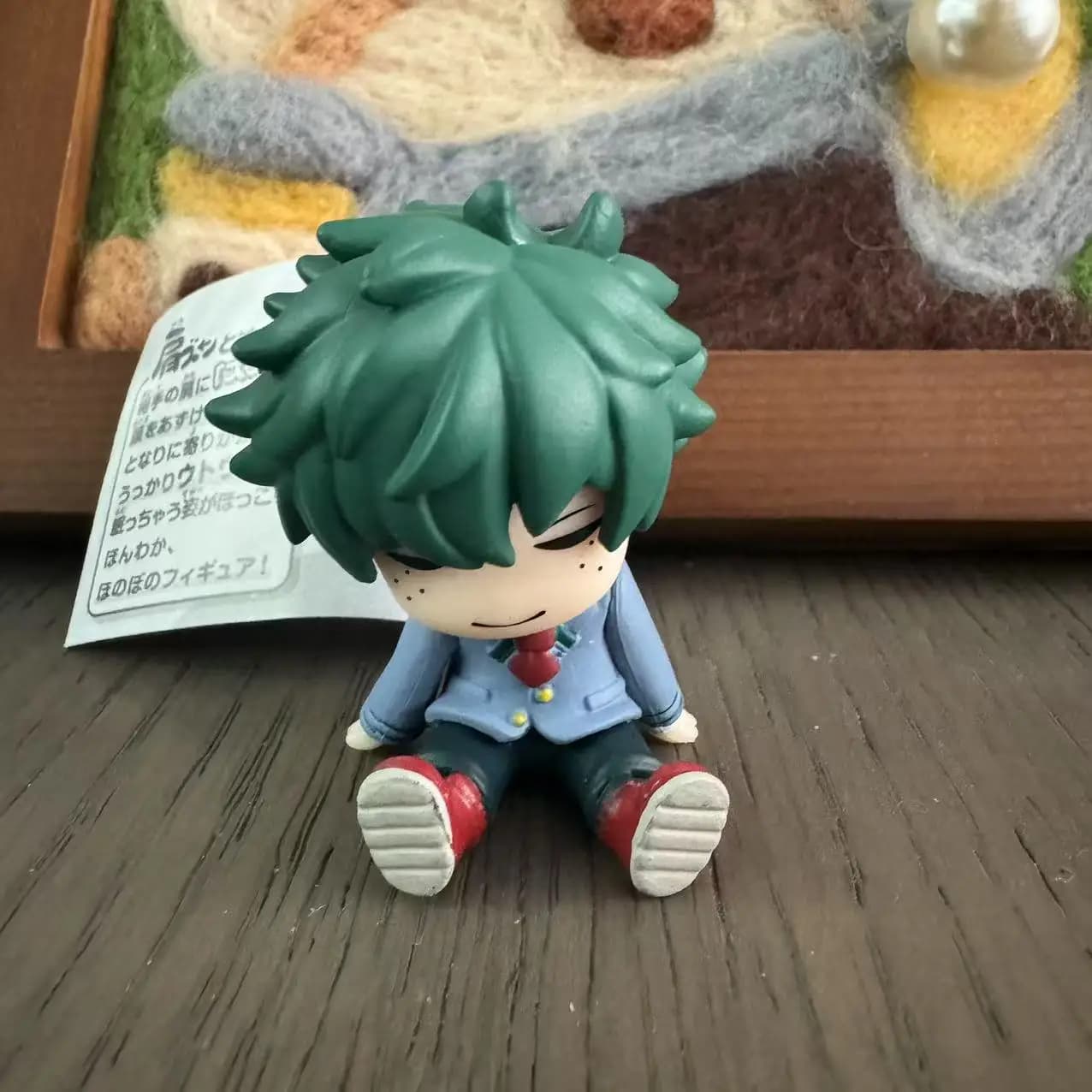 Genuino modello in scala Gacha My Hero Academia Midoriya Katsuki Todoroki Spalla a spalla Serie di sonno Action Figure Giocattoli