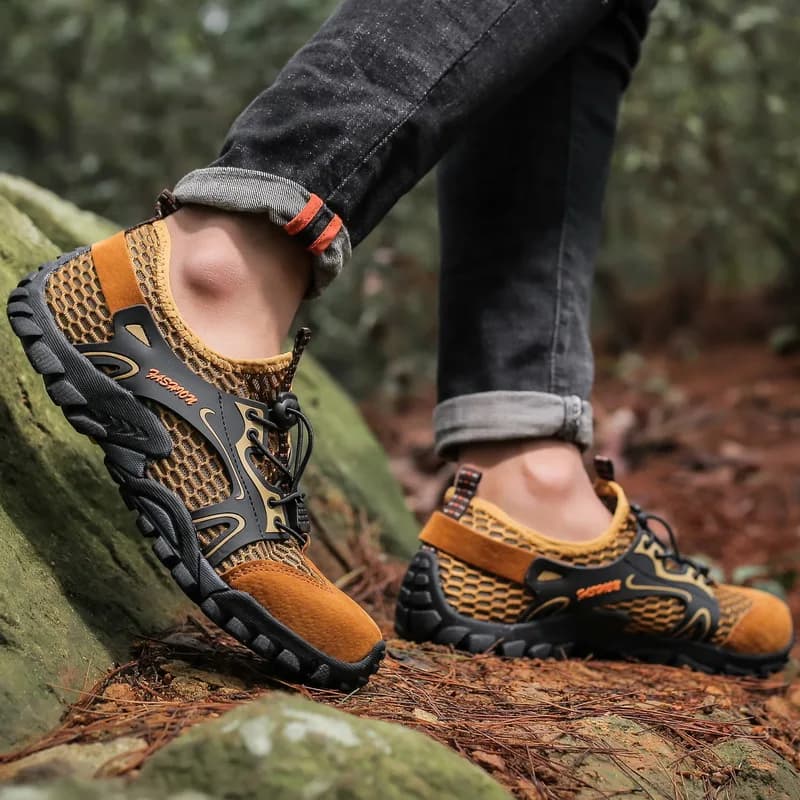Scarpe da trekking in rete Spring River Tracing Scarpe da trekking Scarpe da corsa per escursionismo e tempo libero invernali Stivali da neve da uomo comodi e alti