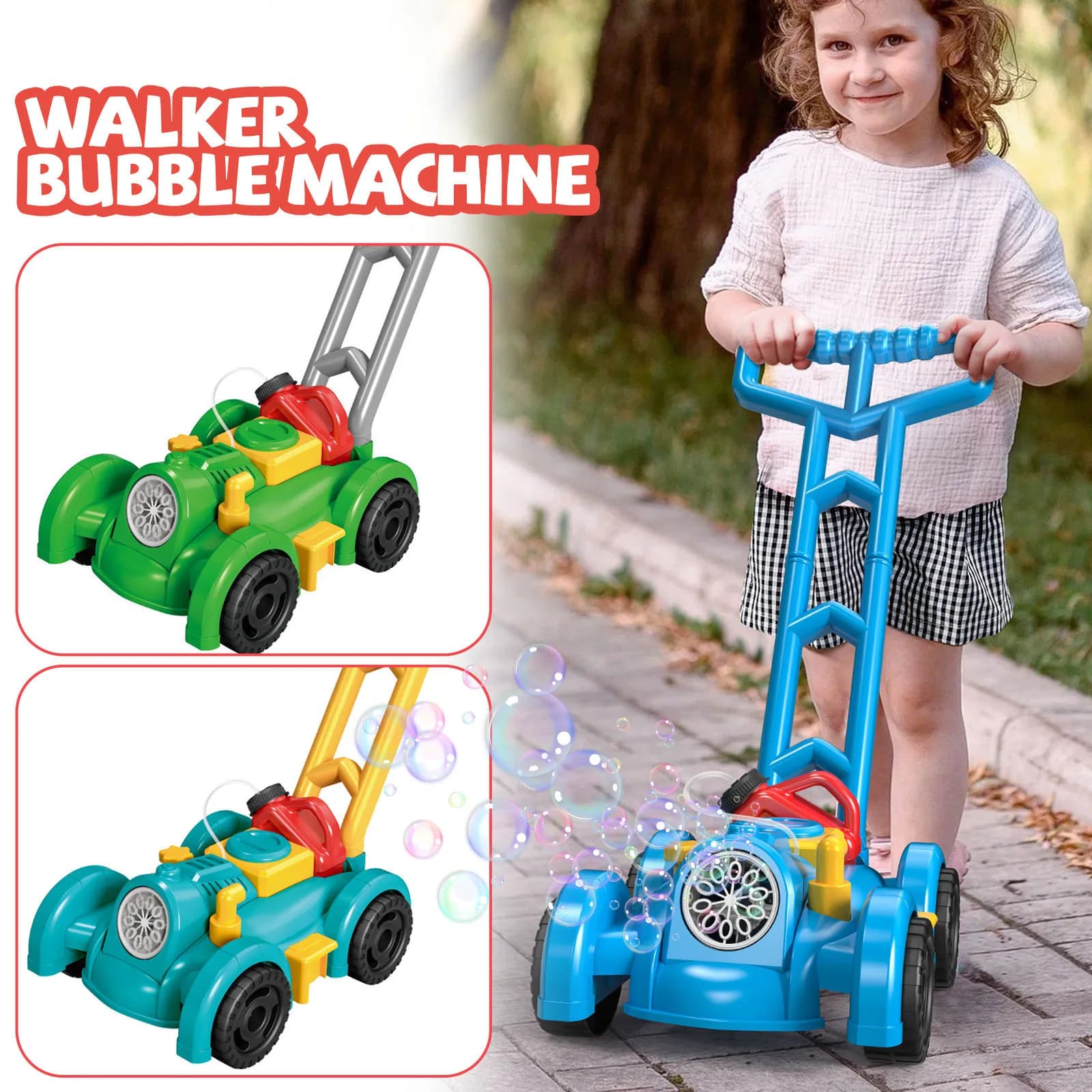 Giocattoli automatici del camminatore del passeggino della macchina della bolla del sapone per il regalo dei giocattoli all'aperto di estate del creatore elettrico della bolla del bambino per i bambini