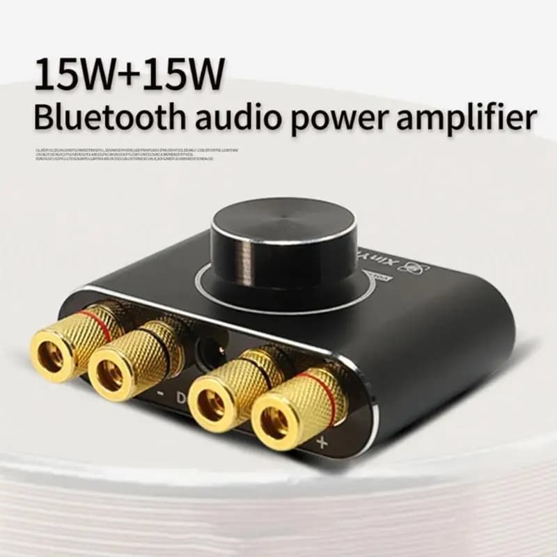 Amplificatore potenza compatibile 15Wx2 Amplificador Amp Amplificatore HiFi per accessori per sistemi Home