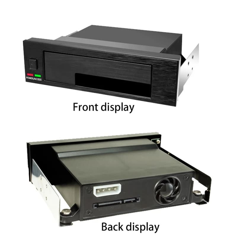 Rack Mobile Hot Swap universale per SSD/HDD da 2.5 pollici o 3.5 pollici, custodia interna per Backplane con disco rigido senza vassoio