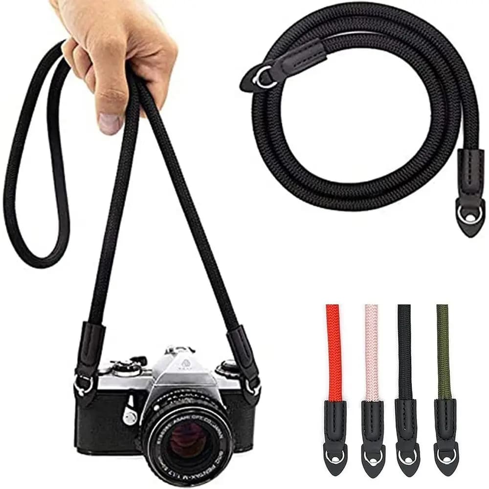 Adjustable Camera Shoulder Strap Durable Nylon DSLR Camera Strap Lanyard Security for Nikon Panasonic Leica Fujifilm