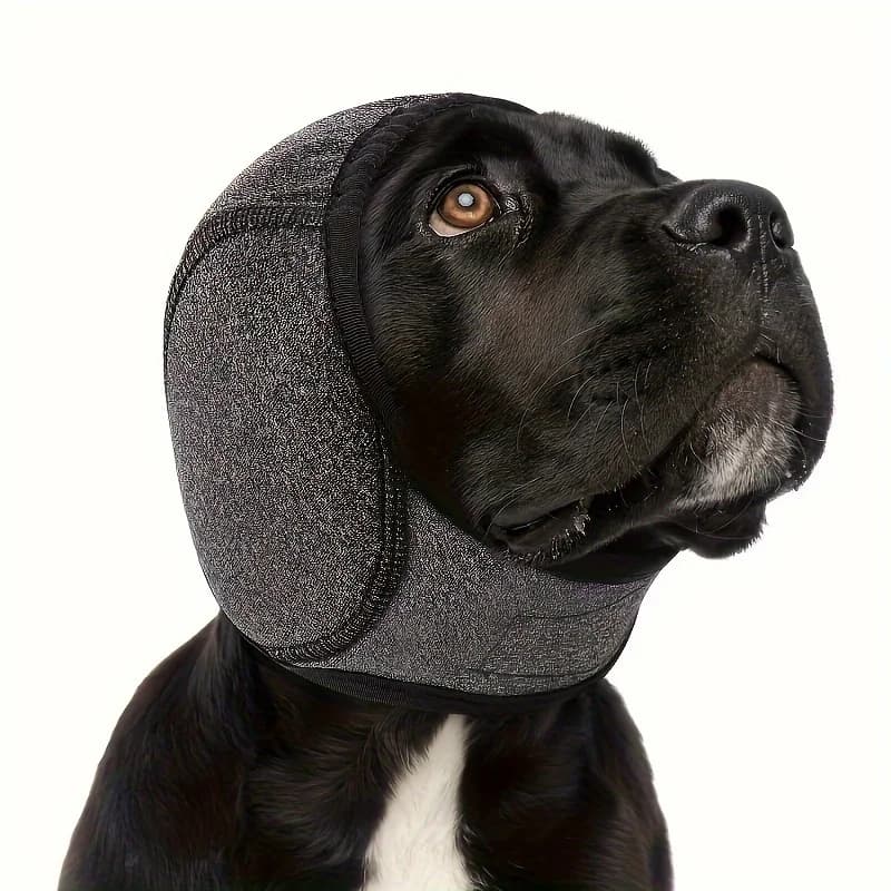 Pet Noise Proof Dog Earmuffs Durable Outdoor Headgear Anti Anxiety Bathing Swimming Ear Protection Hat Adjustable Breathable