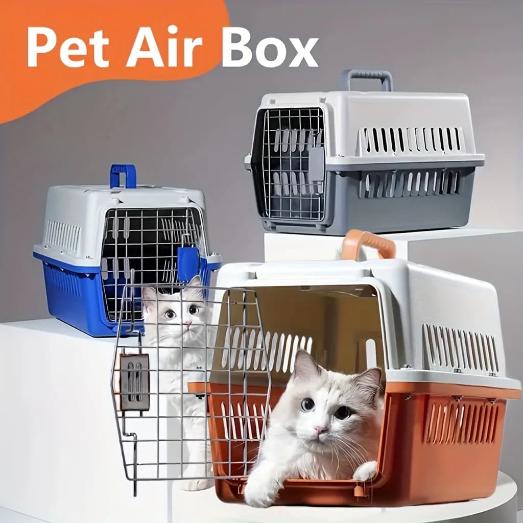 Trasportini rigidi per cani e gatti, progettati per animali con un peso massimo di 6,3 kg e approvati per il trasporto.
