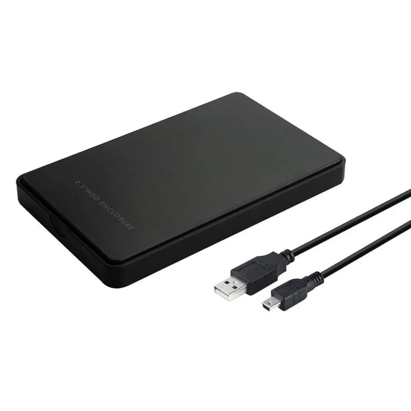 Custodie per dischi rigidi mobili SATA USB3.0 da 2.5 "per scatola HDD di archiviazione esterna SSD