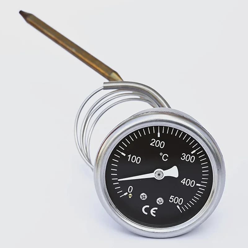 Pizza oven 304 stainless steel thermometer temperature pointer Display metal plate thermometer high temperature resistance