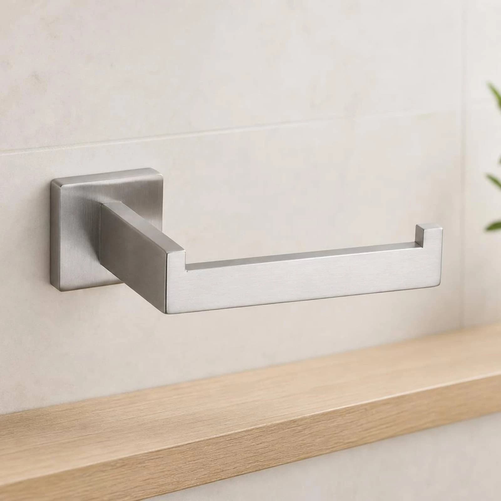 Bathroom Tissue Holder Holder Modern Toilet Roll Holder Hardware Space-Saving Compact for Bathroom, Washroom