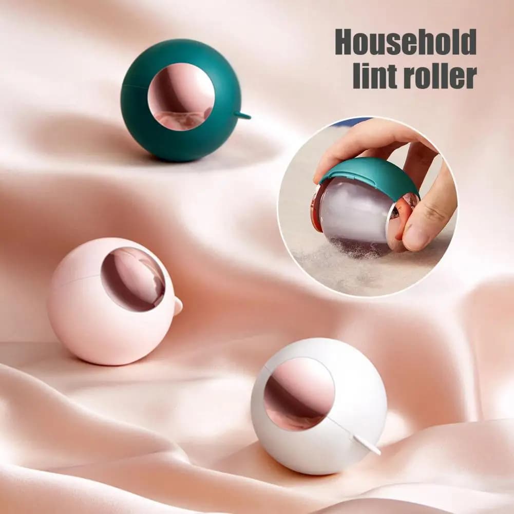 Rullo Leva-Pelucchi Extra Adesivo Riutilizzabile, Rimuovi Peli di Animali Domestici, Manico Ergonomico, Mini Formato, Design Lavabile