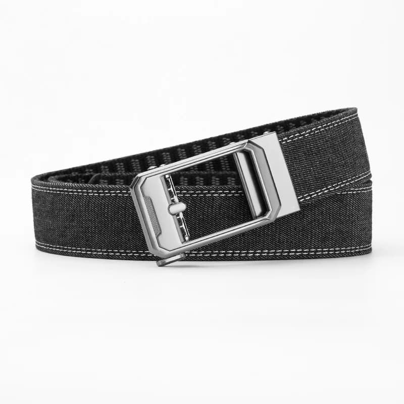 Needle buckle canvas belt for casual outdoor sports, denim nylon fabric for men, workwear belt, pants belt