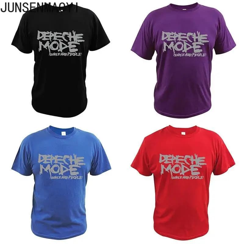 Depeche-Mode People Are People T-shirt Banda di musica elettronica inglese Tee Casual Estate Top in cotone Abbigliamento Taglie forti T-shirt XS-3XL