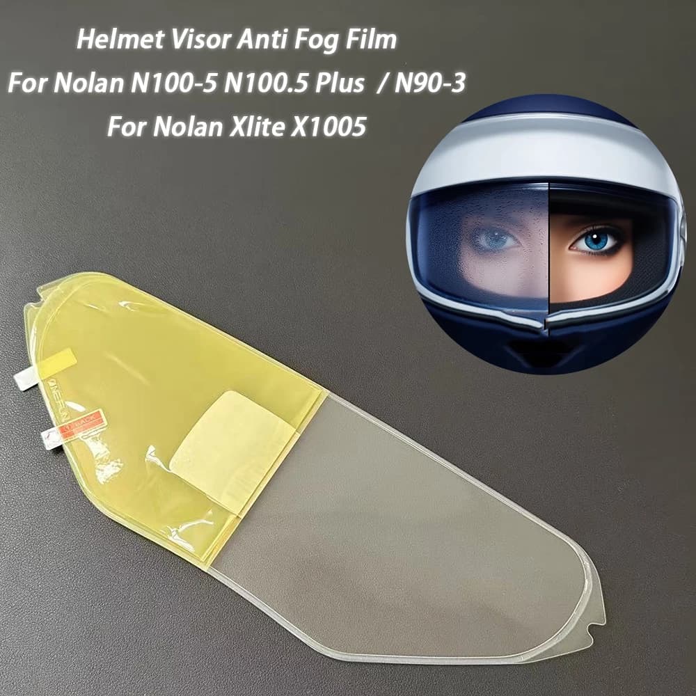 Motorcycle Helmet Visor Anti Fog Film Moto Helmet Xlite X1005 Visor Helmets Lens Film for Nolan N100-5 / N100.5 Plus N90-3